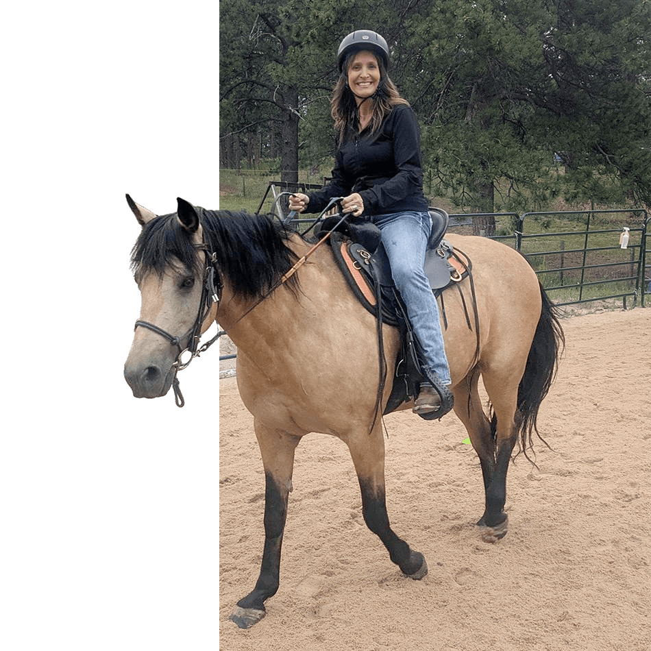 Horseback riding in Colorado