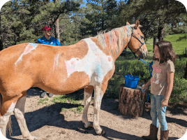 Horseback riding lessons for kids